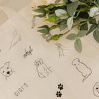Rescue dog-themed canvas tote bag with graphics – Gigi's Pawsitive Impact
