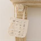 Rescue dog-themed canvas tote bag with graphics – Gigi's Pawsitive Impact