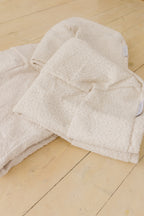 Spare cream boucle dog bed cover for medium / large size bed