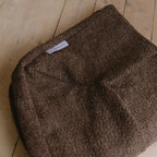 Spare cream boucle dog bed cover for medium / large size bed