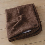 Spare cream boucle dog bed cover for small / medium size bed