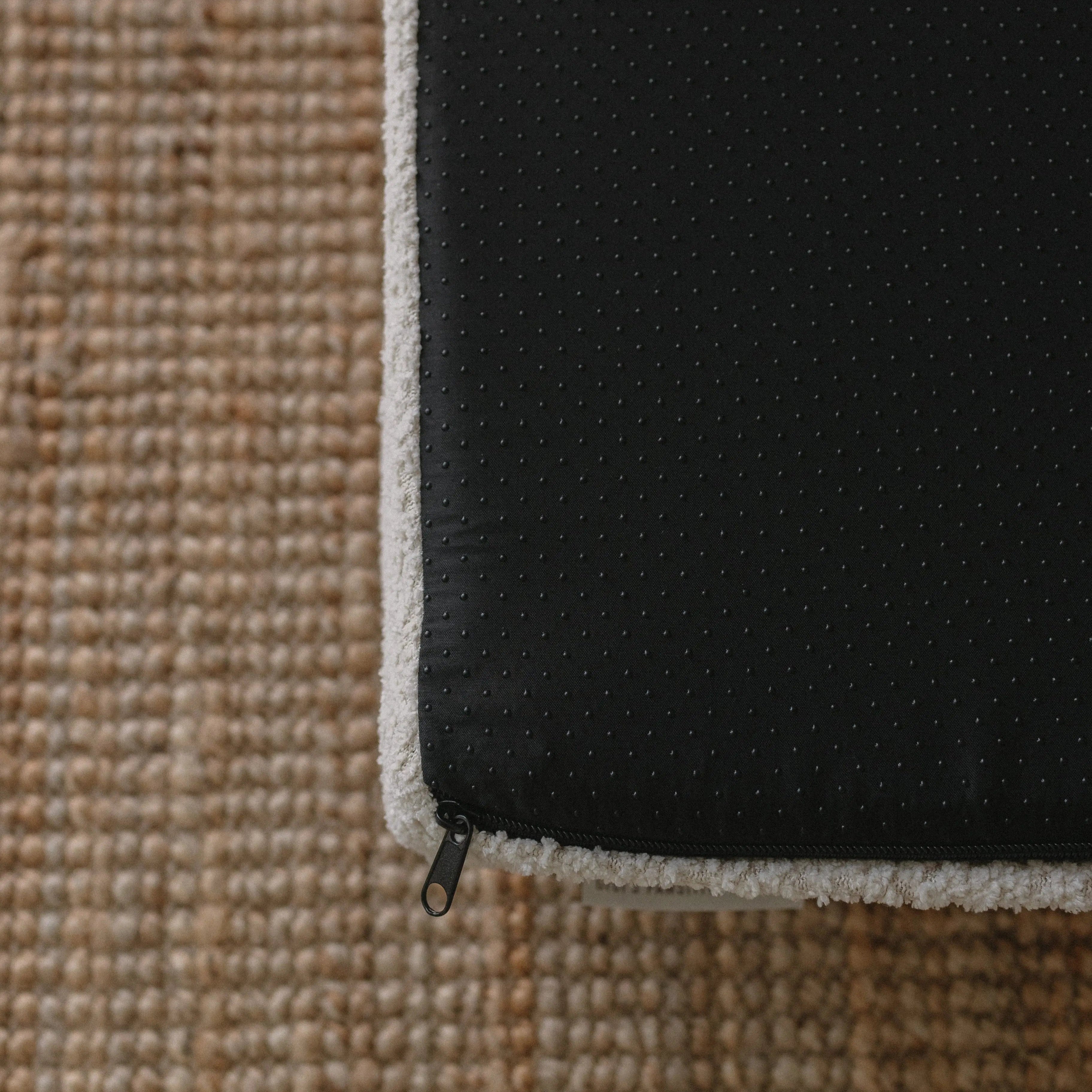 Close-up of anti-slip bottom on extra small to small dog bed