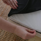 Close-up of anti-slip bottom on extra small to small dog bed